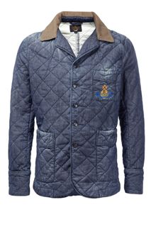 Vivienne Westwood Anglomania Washed Quilted Denim Montana Jacket - Lyst