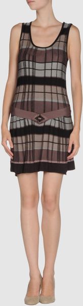 Hoss Intropia Short Dresses in Brown (grey) - Lyst