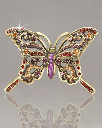 Jay Strongwater Ella Butterfly Brooch - Lyst