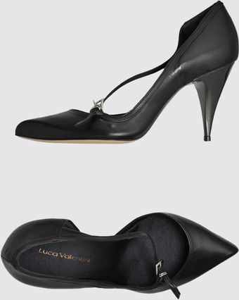 Luca Valentini Closed Toe Slip Ons - Lyst