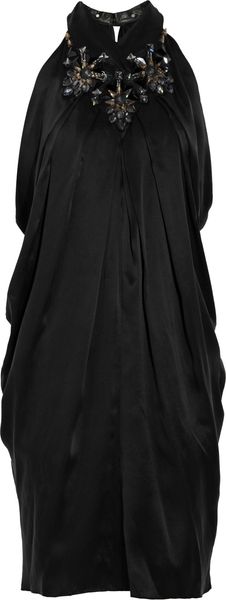 Thurley Galaxy Embellished Brushed-silk Dress - Lyst