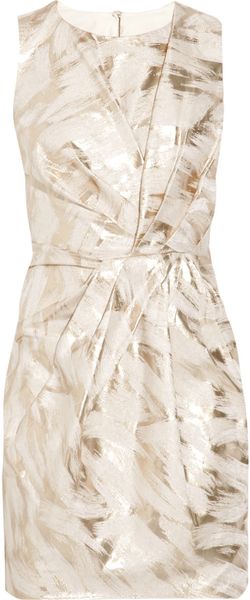 Thurley Metallic Jacquard Dress - Lyst