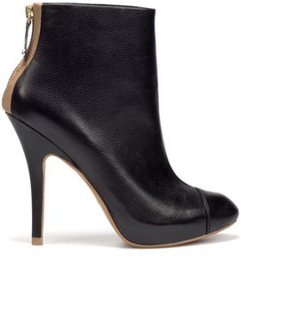 Zara Ankle Boot with Zip - Lyst