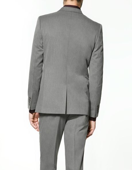 zara mens grey blazer