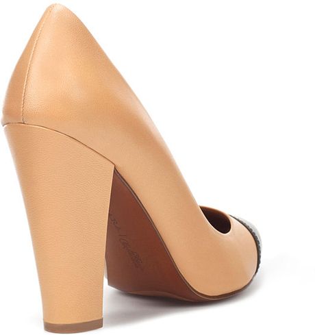 zara cap toe heels