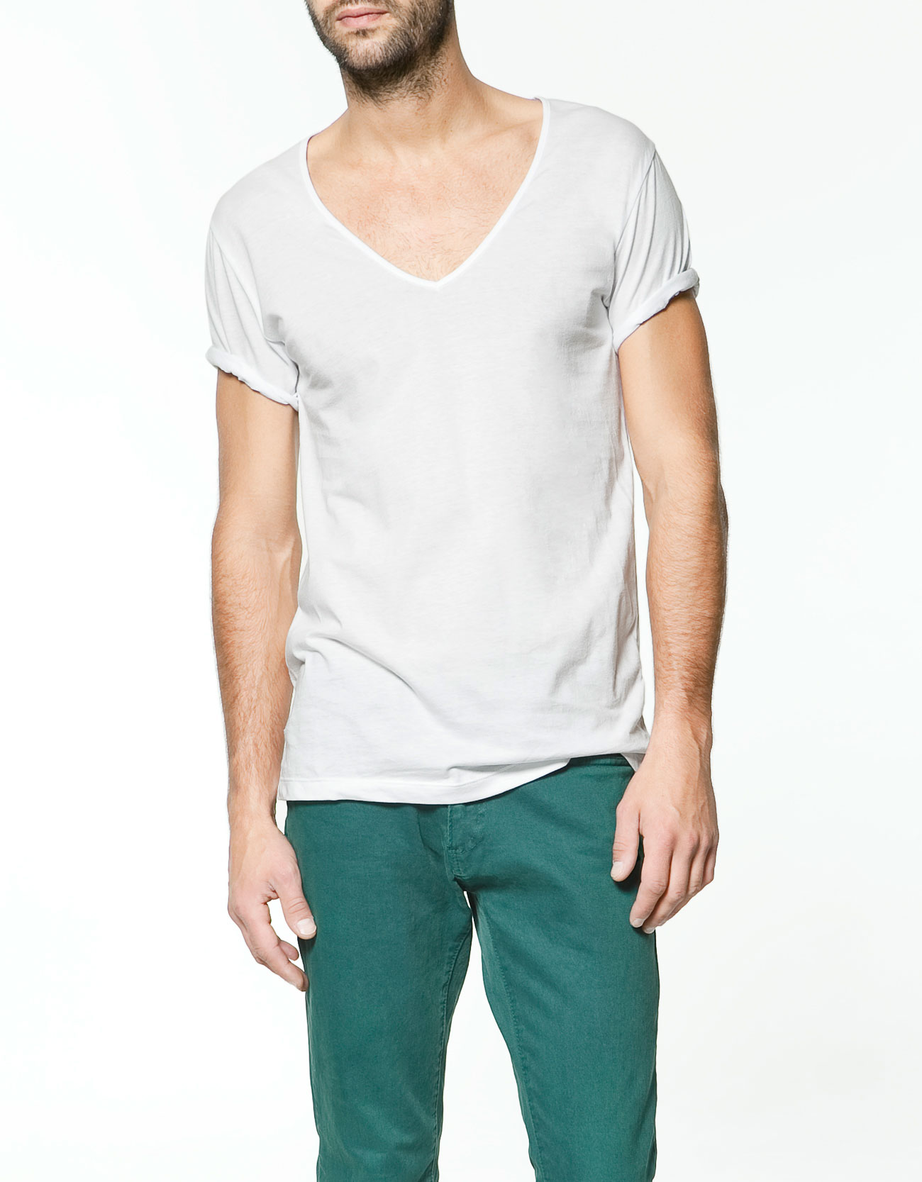 Zara Deluxe T-shirt in White for Men | Lyst