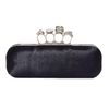 Alexander Mcqueen Calf Hair Knuckle Duster Clutch in Purple - Lyst