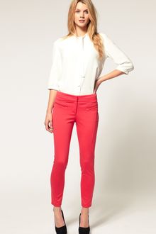 ASOS Collection Asos Panelled Ponti Skinny Trousers - Lyst