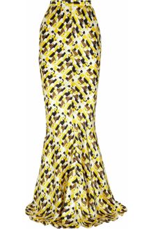 Duro Olowu Printed Silk-satin Maxi Skirt - Lyst