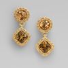 Kate Spade Pav&eactue; Accented Drop Earrings/colorado in Gold - Lyst