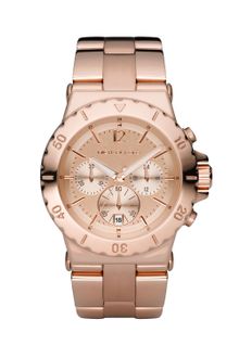 Michael Kors Rose Golden Chronograph Watch - Lyst
