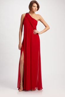 Notte By Marchesa Silk Gown - Lyst