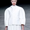 Rick Owens Spring 2012 Bright White HoodNeck Cape Jacket  in White - Lyst