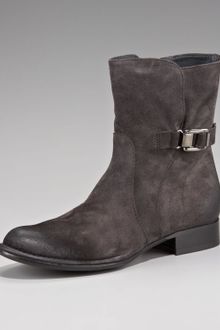Alberto Fermani Suede Buckle Boot - Lyst