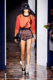 Balenciaga Spring 2012 Animal Print Ankle Heel Boots - Lyst