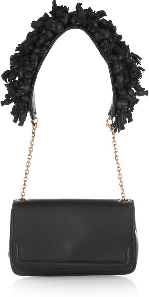 Christian Louboutin Artemis Embellished Leather Shoulder Bag - Lyst
