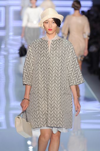Dior Spring 2012 Leather Cloche Hat - Lyst
