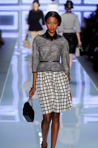 Dior Spring 2012 Black Sheer Button-Down Shirt - Lyst