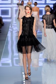 Dior Spring 2012 Black T-Strap Sandals - Lyst