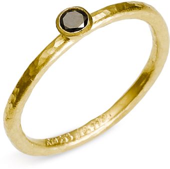 Gurhan Skittle Stackable Black Diamond Ring - Lyst