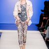 Isabel Marant Spring 2012 Multicolor Bleached Cropped Pants With Loose Threading Detail in Multicolor - Lyst