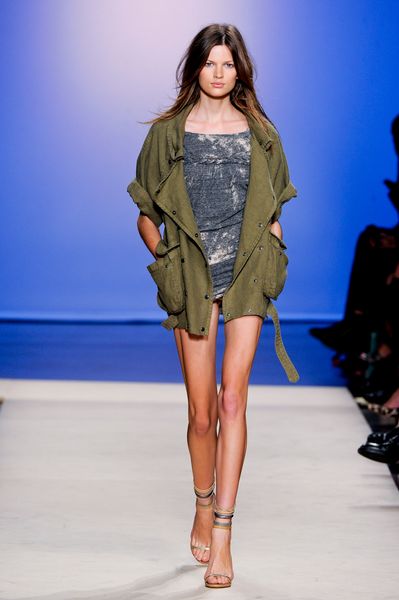 Isabel Marant Spring 2012 Gray TieDye Jersey Mini Dress in Gray - Lyst