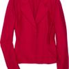 Carolina Herrera Peplum Faille Jacket in Red - Lyst