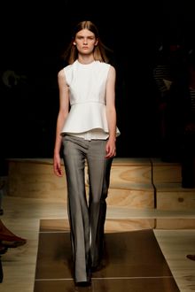 Celine Spring 2012 Belted Slim Trouser - Lyst