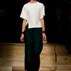 Celine Spring 2012 Green Wideleg Cropped Trouser in Green - Lyst