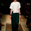 Celine Spring 2012 Green Wideleg Cropped Trouser in Green - Lyst