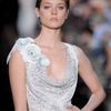 John Galliano Spring 2012 Bias Cut Sheer White Gown With Silver Embroidery  in White - Lyst