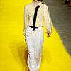 Sonia Rykiel Spring 2012 White Wide Leg Tailored Pants  in White - Lyst