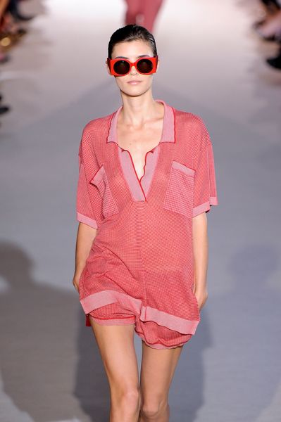 Stella Mccartney Spring 2012 Red Weightless Knit Mini Shorts in Red - Lyst