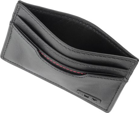 Tumi Delta Collection Slim Card Case Id Wallet in Black for Men | Lyst