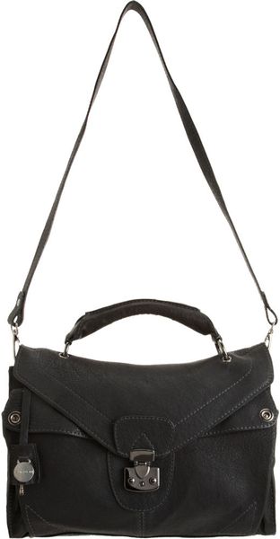 Carven Bubble Leather Satchel in Black - Lyst