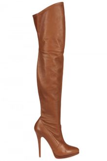 Casadei 120mm Calfskin Stretch Cuissard Boots - Lyst