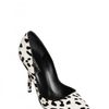 Dolce & Gabbana 110mm Leopard Printed Ponyskin Pumps in Black - Lyst