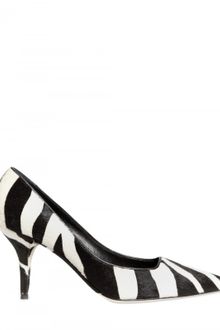 Dolce & Gabbana 70mm Zebra Printed Pony Pumps - Lyst