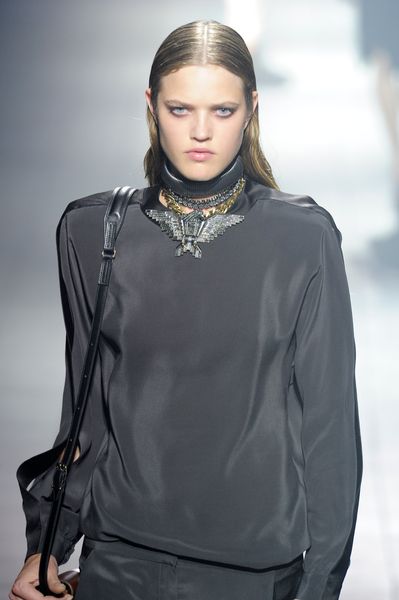 Lanvin Spring 2012 Oversized Eagle Pendant Necklace in Silver - Lyst