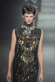 Lanvin Spring 2012 Gold Choker Necklace - Lyst