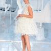 Louis Vuitton Spring 2012 Broderie Anglaise Feather Dress in White - Lyst