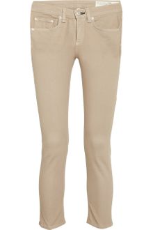 Rag & Bone Cropped Stretch-denim Jeans - Lyst