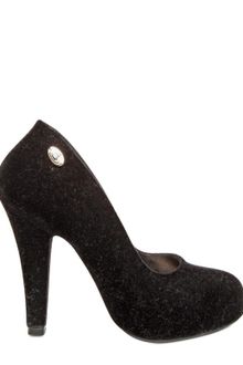 Vivienne Westwood 100mm Rubber Suede Melissa Pumps - Lyst