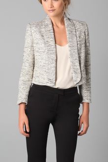 Alice + Olivia Amelia Drape Jacket - Lyst