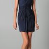 Bcbgmaxazria Palais One Shoulder Dress in Blue (ink) - Lyst