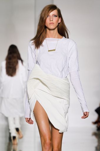 Kanye West Spring 2012 White Short Sleeve Top - Lyst
