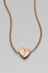 Marc By Marc Jacobs Heart Pendant Necklace