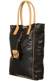 Topshop Charm Detail Shopper Bag - Lyst
