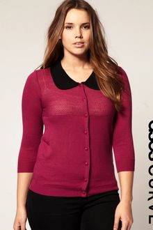ASOS Collection Asos Curve Cardigan with Cute Collar - Lyst