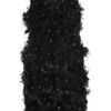 Donna Karan New York Feather and Sequinembellished Silk Dress in Black - Lyst